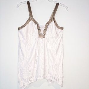 Only Worn Once Lace Up Tank Too